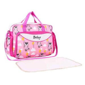 Bolso maternal estampado con cambiador