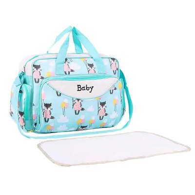 Bolso maternal estampado con cambiador - Imagen 2