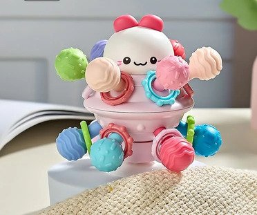 Juguete sonajero mordedor