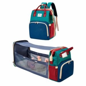 Mochila maternal cuna con puerto USB